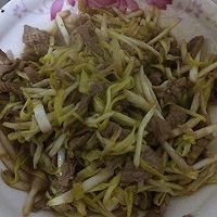 蒜黄炒肉丝的做法图解5