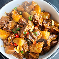 红烧驴肉炖土豆的做法图解10