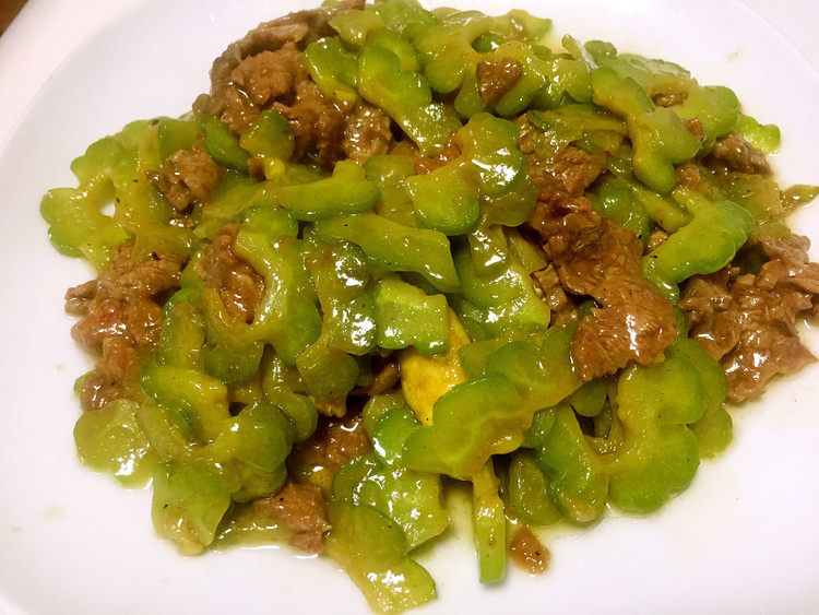 凉瓜炒牛肉的做法