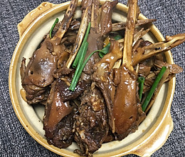醋香鸭下巴的做法
