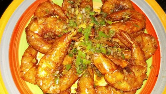 蒜香椒盐虾
