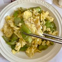 #春天的鲜味#丝瓜炒鸡蛋的做法图解10