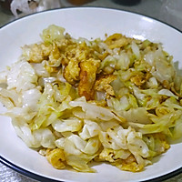 减脂美味兼得！蒜香包菜(绿甘蓝）炒蛋，低盐低卡，巨好吃！的做法图解7