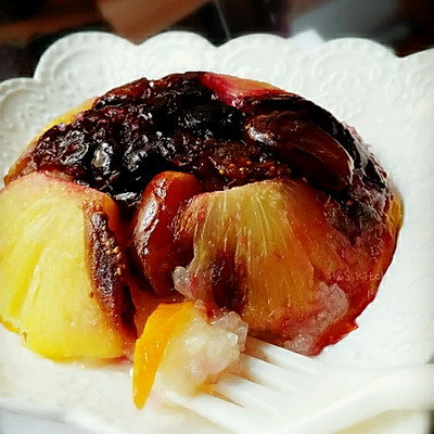 鲜果蜜豆八宝饭