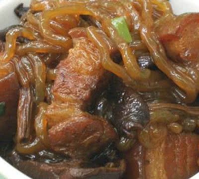 猪肉茶树菇炖粉条