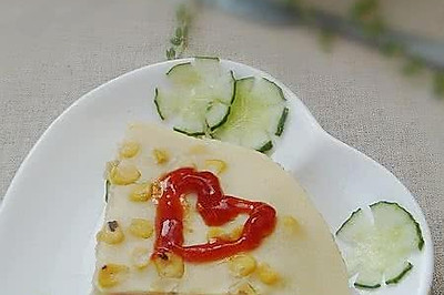 玉米鸡蛋饼