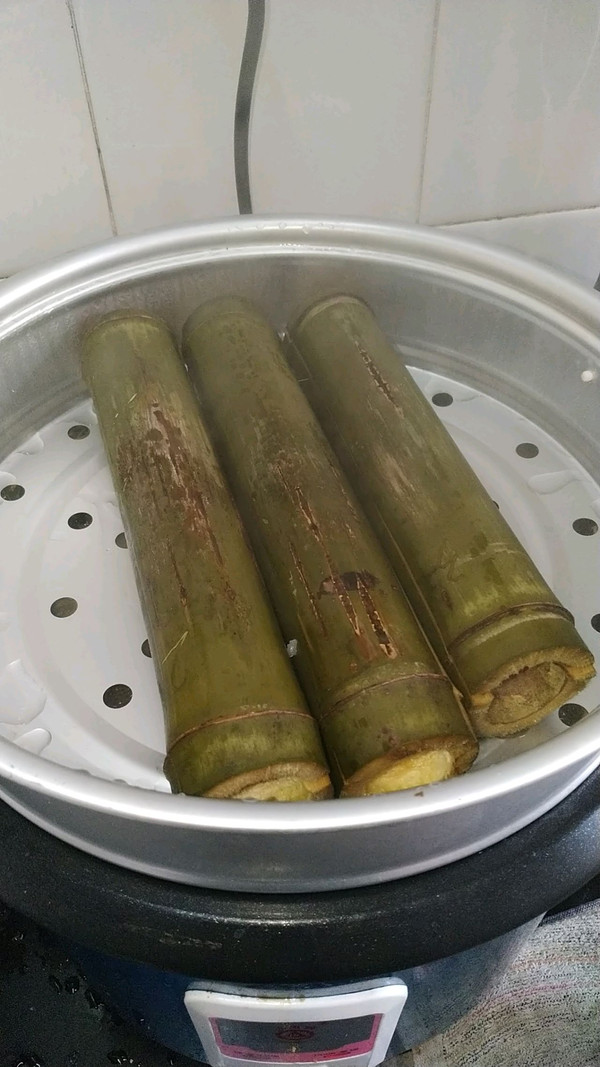 平安竹竹筒饭的做法