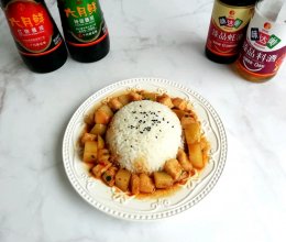 #一起加油，我要做A+健康宝贝#土豆鸡丁盖饭的做法