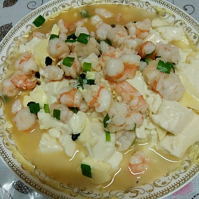 芙蓉豆腐虾仁