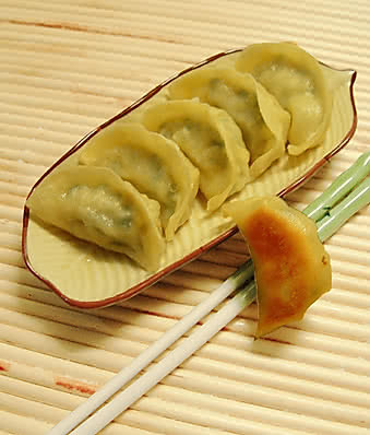 鸡汁煎饺