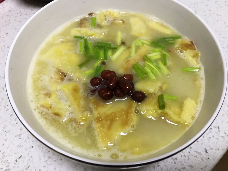 煎饼片儿汤的做法