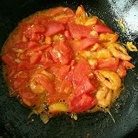 番茄虾豆腐羹的做法图解4