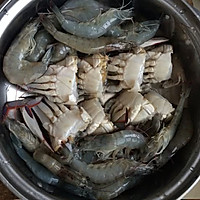 海鲜虾蟹粥的做法图解2