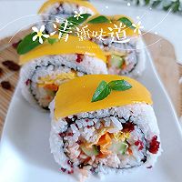 #莓语健康日记#清爽蔓越莓寿司的做法图解13