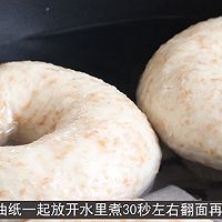 无油低糖30%全麦贝果的做法图解10