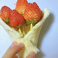 甜蜜限定「送你一束草莓花」——吐司版“草莓花束”的做法图解9