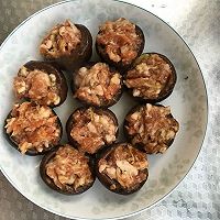 香茹酿肉的做法图解4