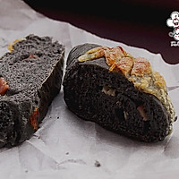 竹炭火腿起司面包的做法图解19