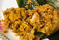 清香鲜粽叶—咸蛋黄大肉粽的做法