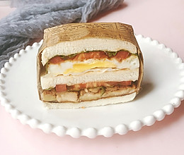 #带着零食去旅行！#健康美味的中餐三明治的做法