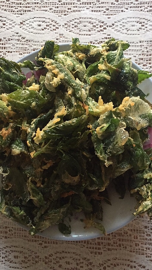 酥炸薄荷叶