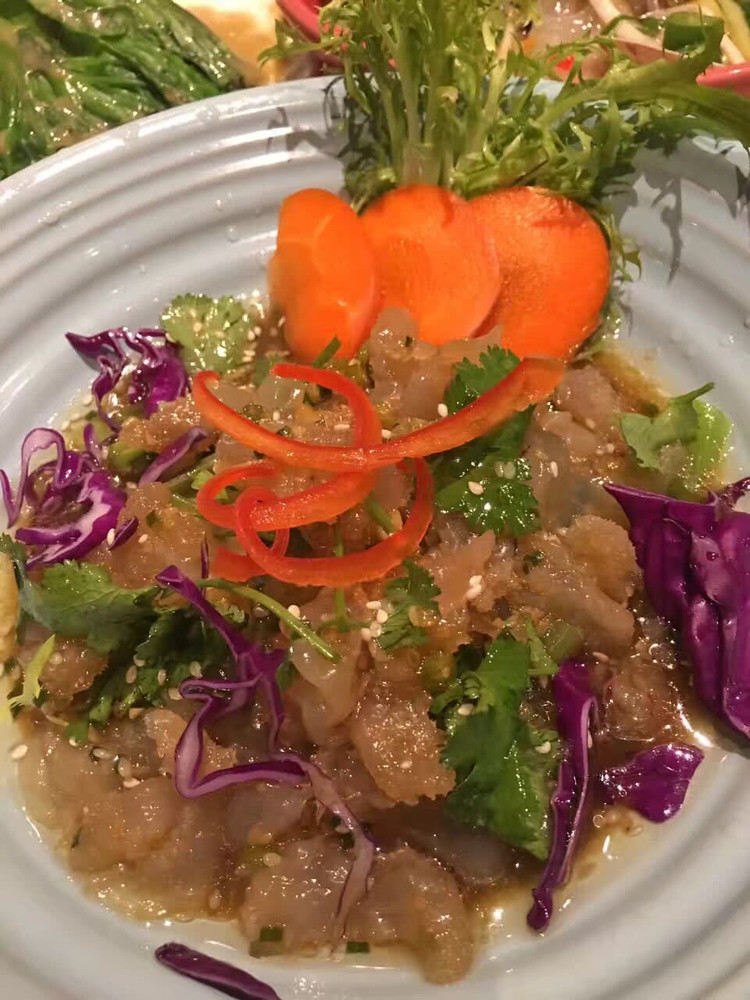 凉拌海蜇头的做法