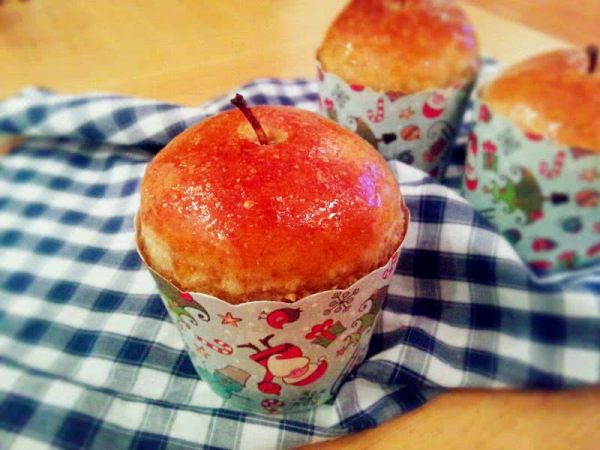 肉桂苹果面包杯