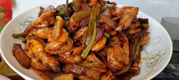 香辣干锅虾的做法