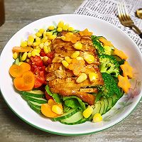 #夏日开胃餐#鸡肉蔬菜沙拉的做法图解14