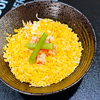 黄金鲜虾蛋炒饭的做法图解9