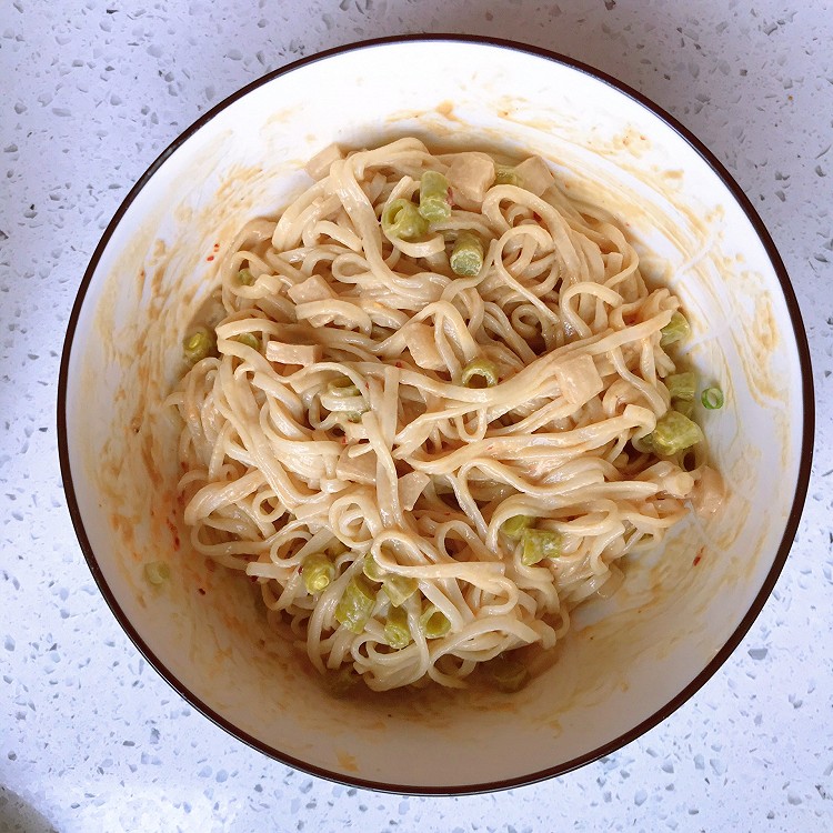 麻汁拌面的做法