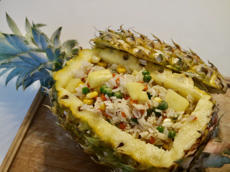 二人食：菠萝炒了个饭的做法