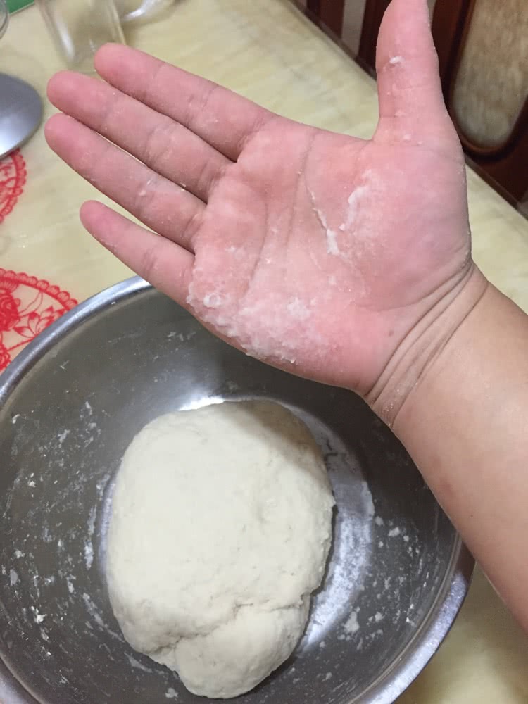 烙油饼的做法图解2