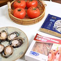 #皇后红玫瑰花式做法#番茄酸汤鱼加拿大北极虾粉丝煲的做法图解2