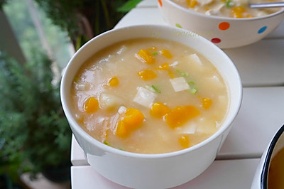 南瓜豆腐汤
