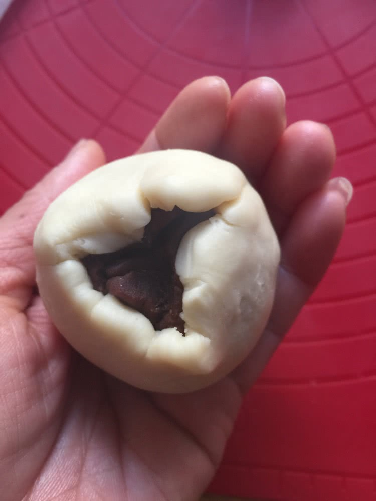 赶鸭子上架的蛋黄酥的做法图解17