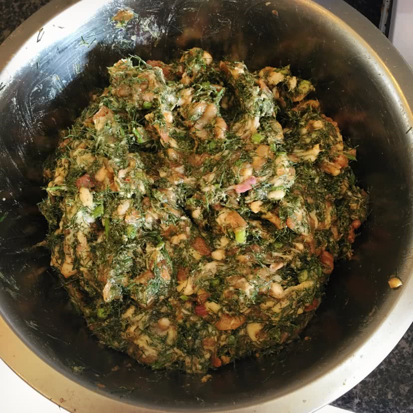 茴香猪肉饺的做法图解4