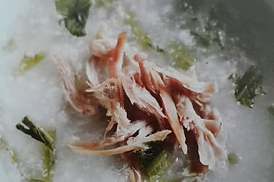 雪菜烧鸭粥