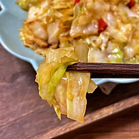 #一道菜表白豆果美食#炝炒包菜 脆嫩爽口的窍门的做法图解6