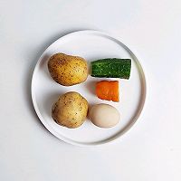 土豆泥鸡蛋沙拉 | 小学生营养早餐餐单的做法图解1