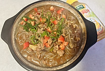 #家乡年味 鲜才够味#肉末粉丝煲的做法