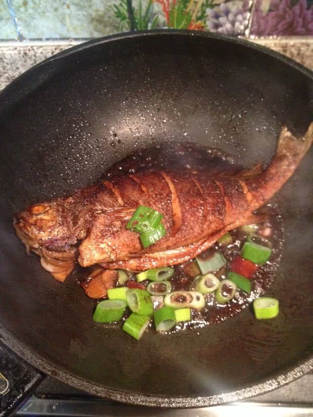 Braised yellow croaker