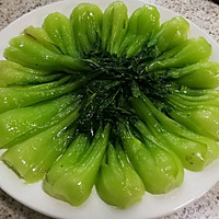 香菇扒油菜的做法图解11