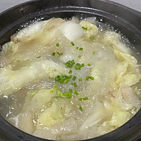 #鸡汁入家宴 感恩正当“食”#娃娃菜粉丝汤的做法图解6