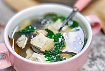 #少盐饮食 轻松生活#低脂高蛋白花甲豆腐汤的做法