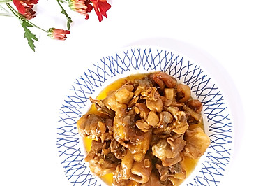 蚝油焖鸡肉