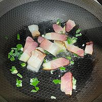 菜苔炒腊肉的做法图解3