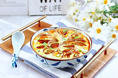 飞蛤豆腐鸡蛋羹