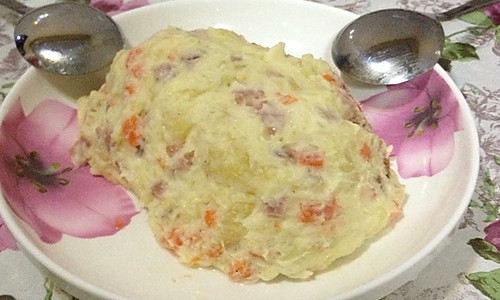 自制土豆泥（韩式）的做法