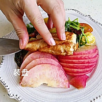 香煎鸡胸蔬果双拼沙拉#321沙拉日#的做法图解6